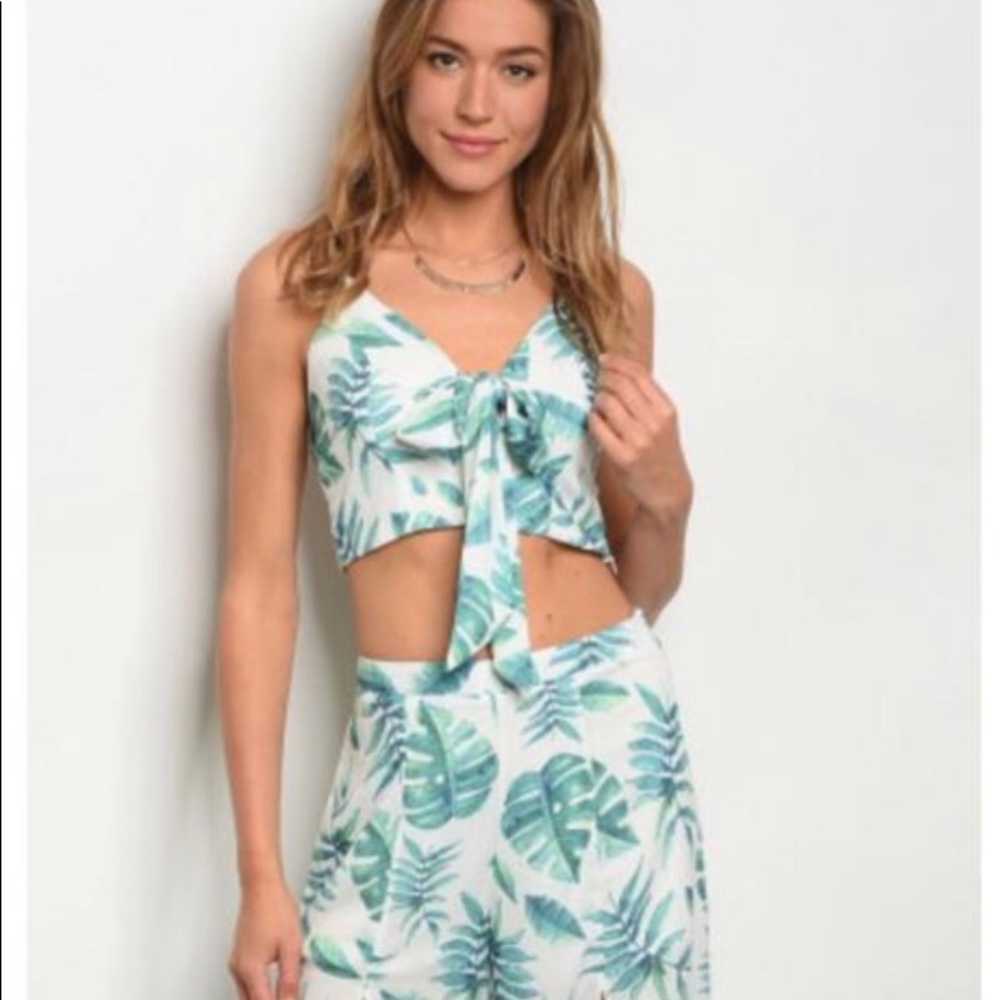 Solaris style two piece set tropical - Picture 2 of 8